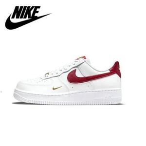 Nike Women&#039;s Air Force 107 Essential White Red CZ0270-104